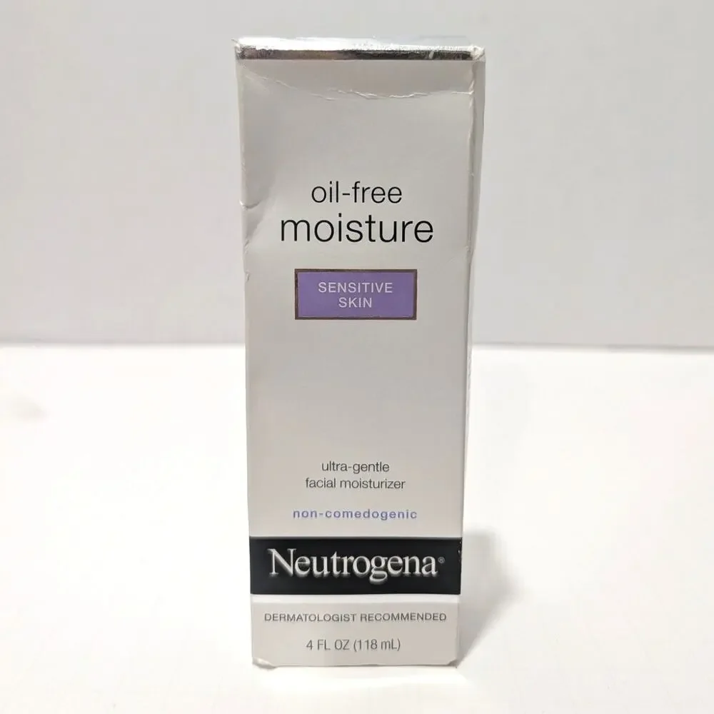 Neutrogena, Oil Free Moisture, Ultra-Gentle Face Moisturizer 4 oz. NOS